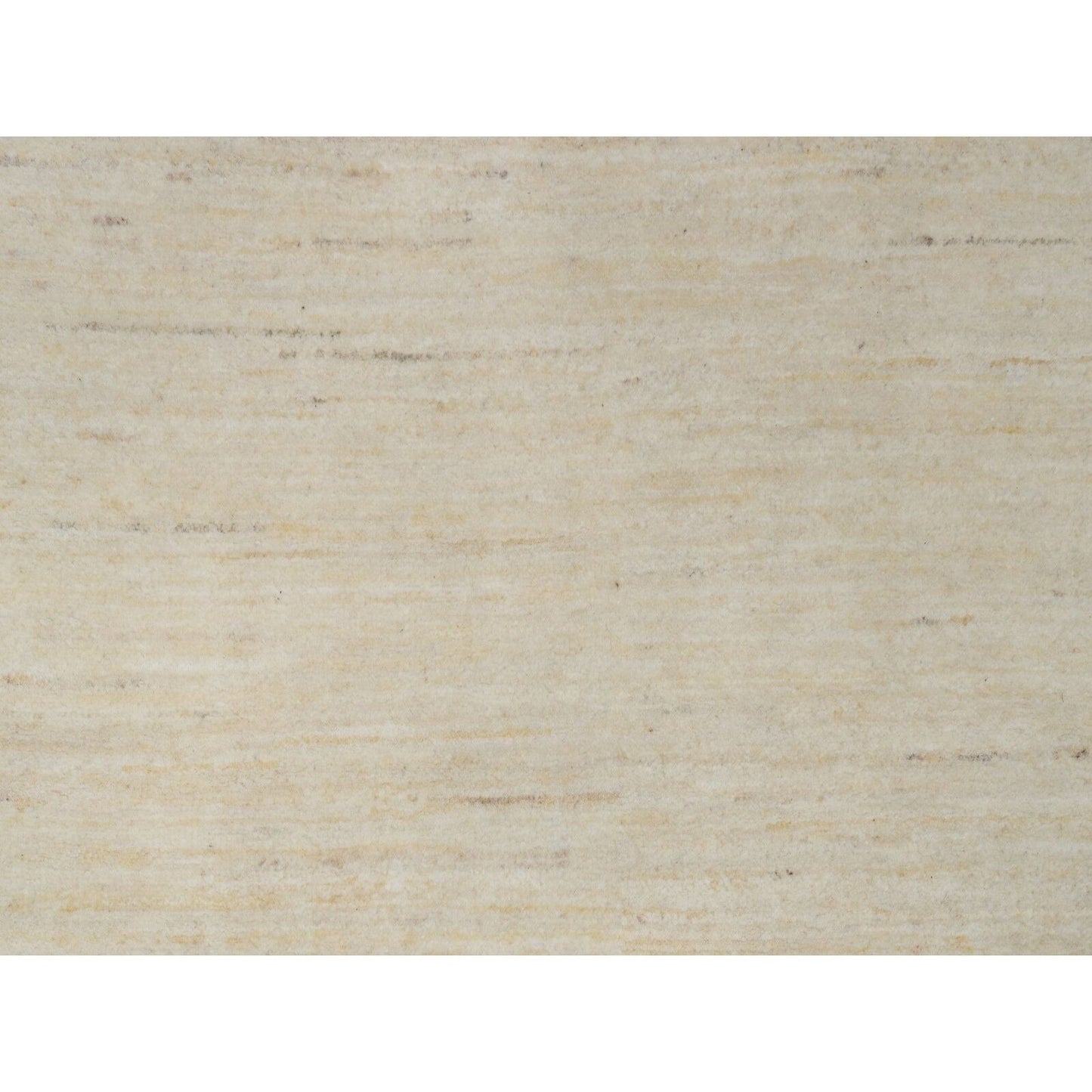 2'8"X16' White Modern Plain Design Pure Wool Hand Knotted Xl Runner Rug