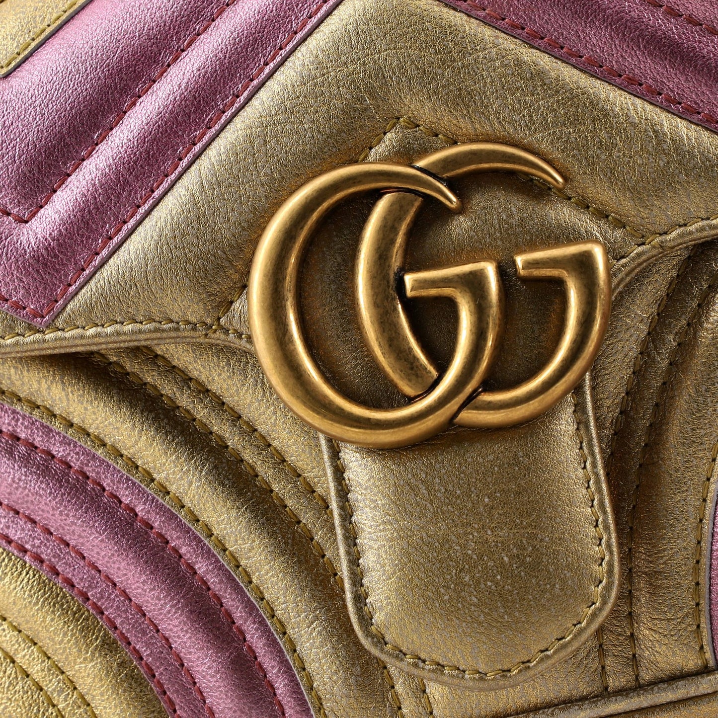 Gucci Gg Marmont Flap Bag Matelasse Leather Small