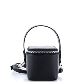 Salvatore Ferragamo Gancicni Top Handle Vanity Case Leather Micro