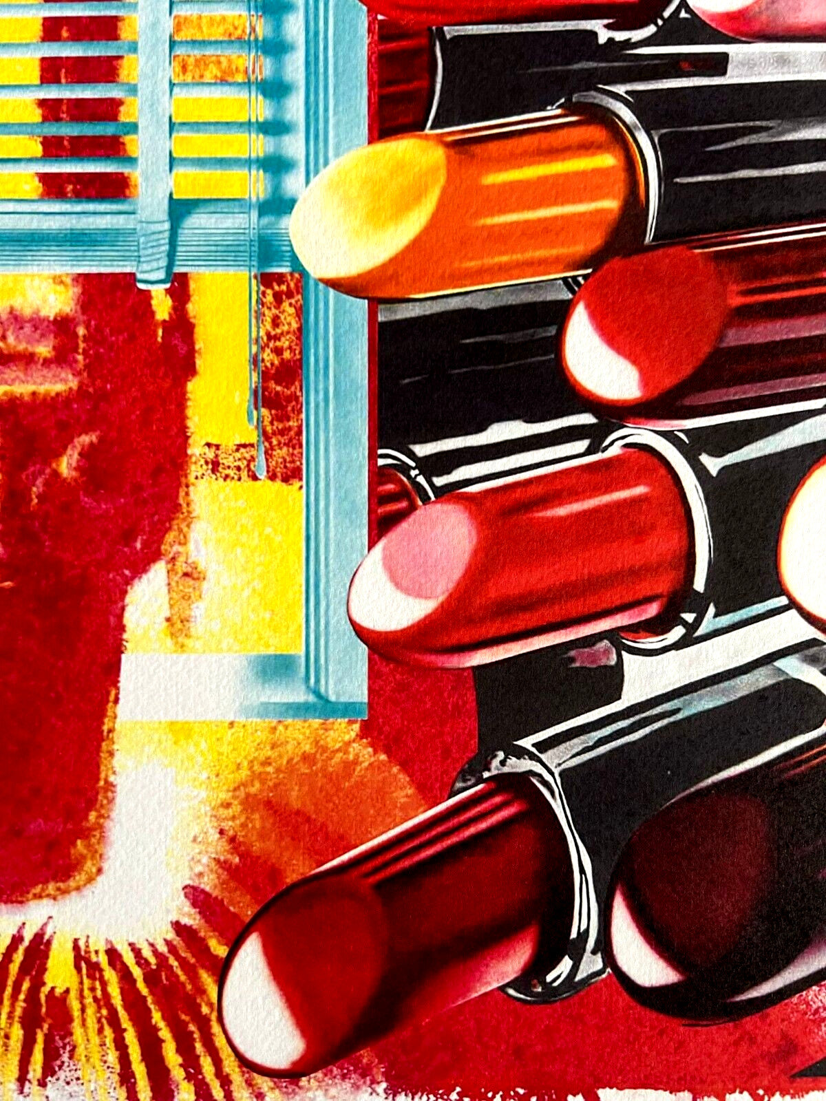 James Rosenquist Lithograph ( Coa Signed In Pen) Numbered In Pencil