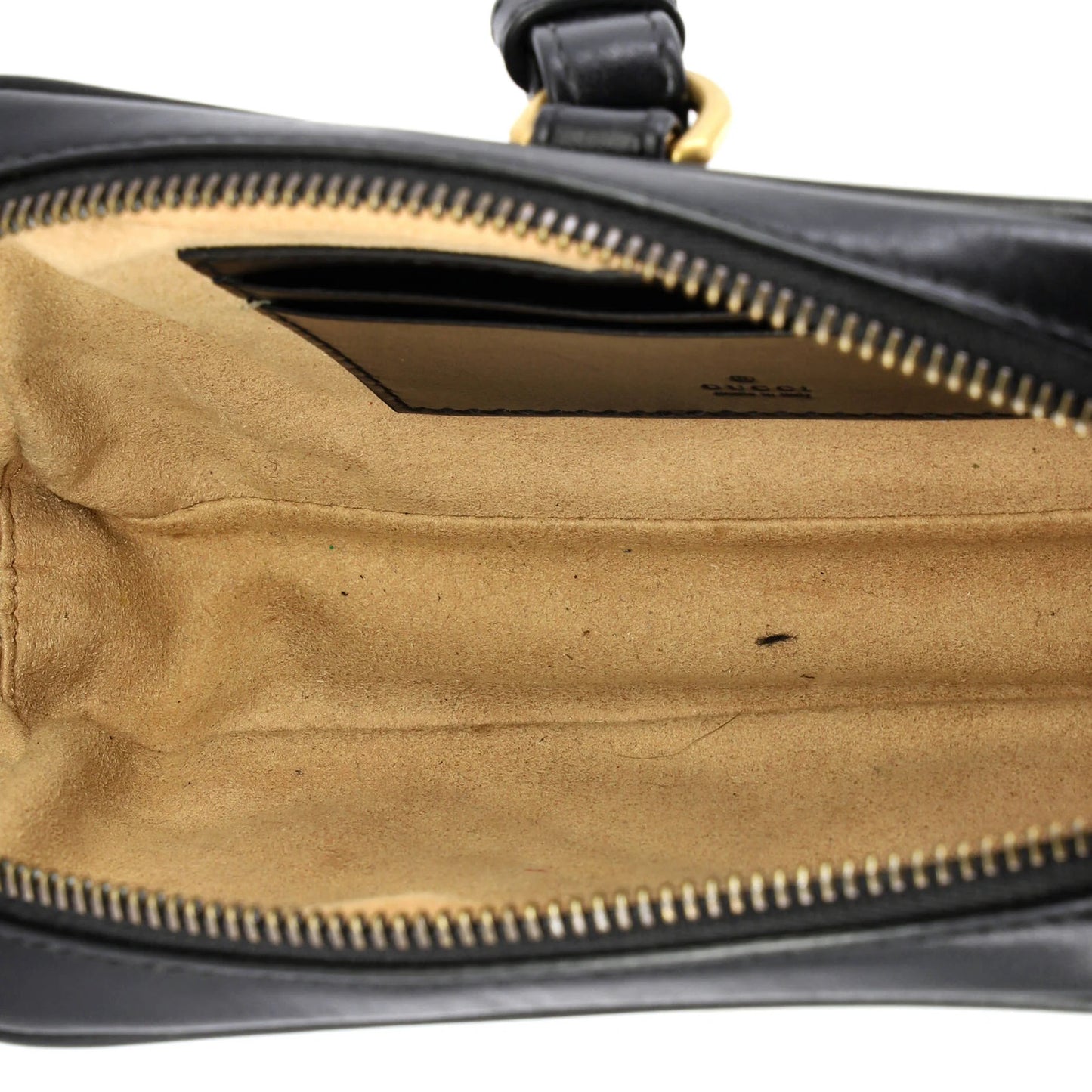 Gucci Gg Marmont Wristlet Matelasse Leather