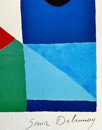 Sonia Delaunay Lithograph Coa Signed Op Numbered
