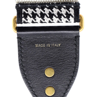 Christian Dior 30 Montaigne Shoulder Strap Houndstooth Canvas