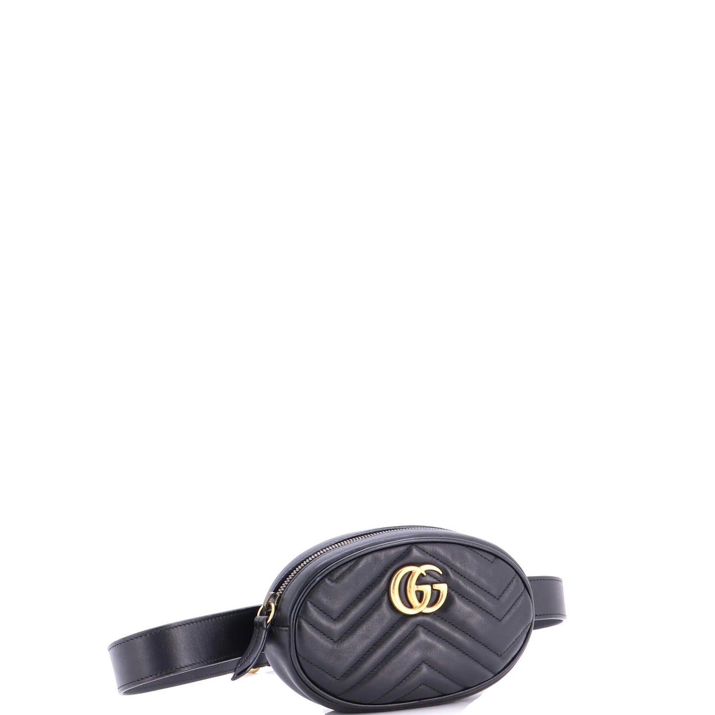 Gucci Gg Marmont Belt Bag Matelasse Leather