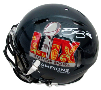 Saquon Barkley Signed Sb Lix Champs Full Size