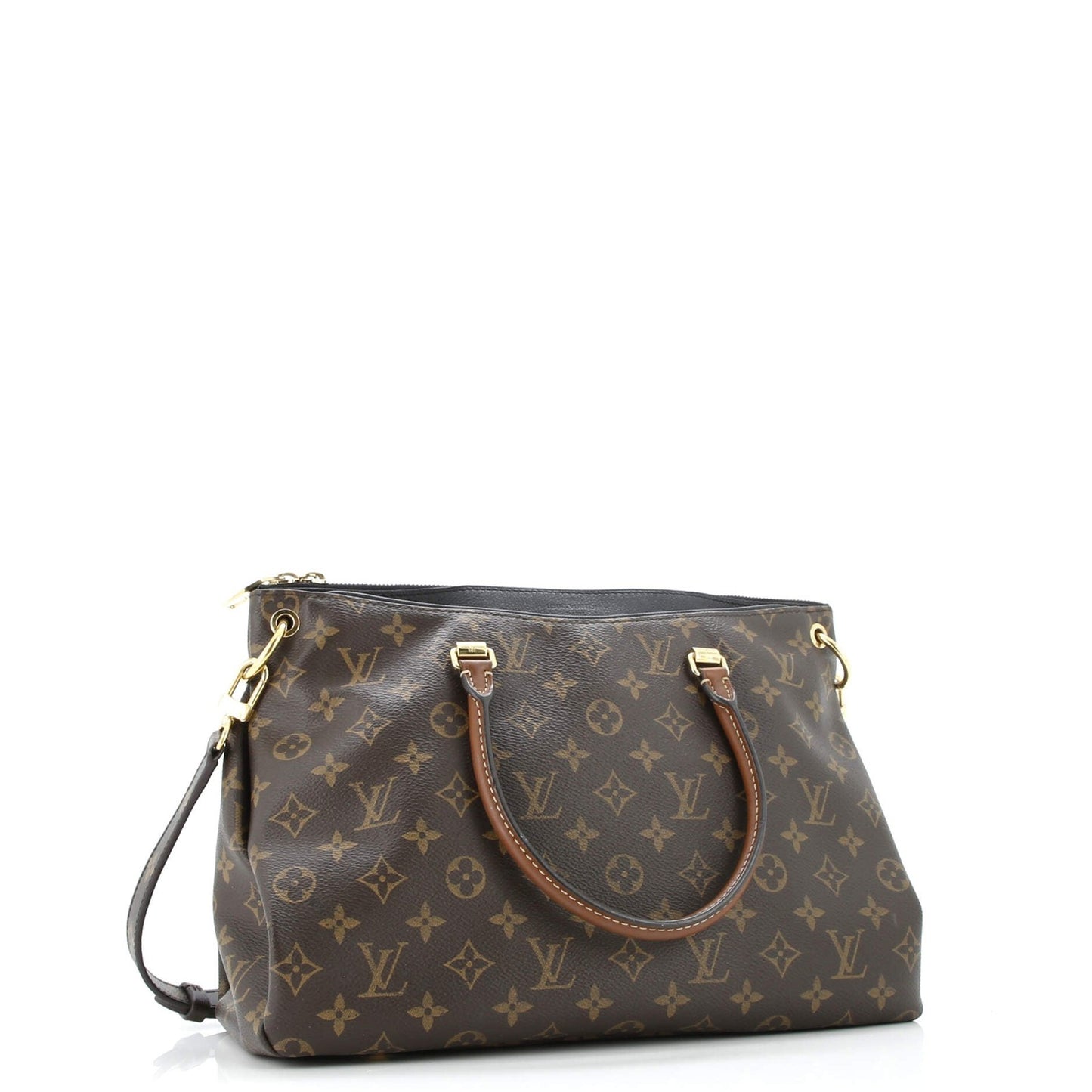 Louis Vuitton Pallas Tote Monogram Canvas With Leather