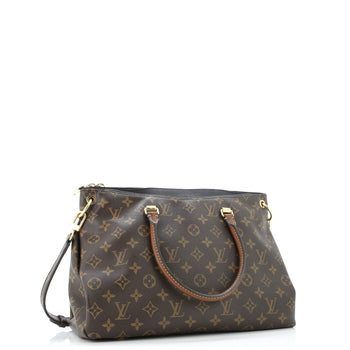 Louis Vuitton Pallas Tote Monogram Canvas With Leather