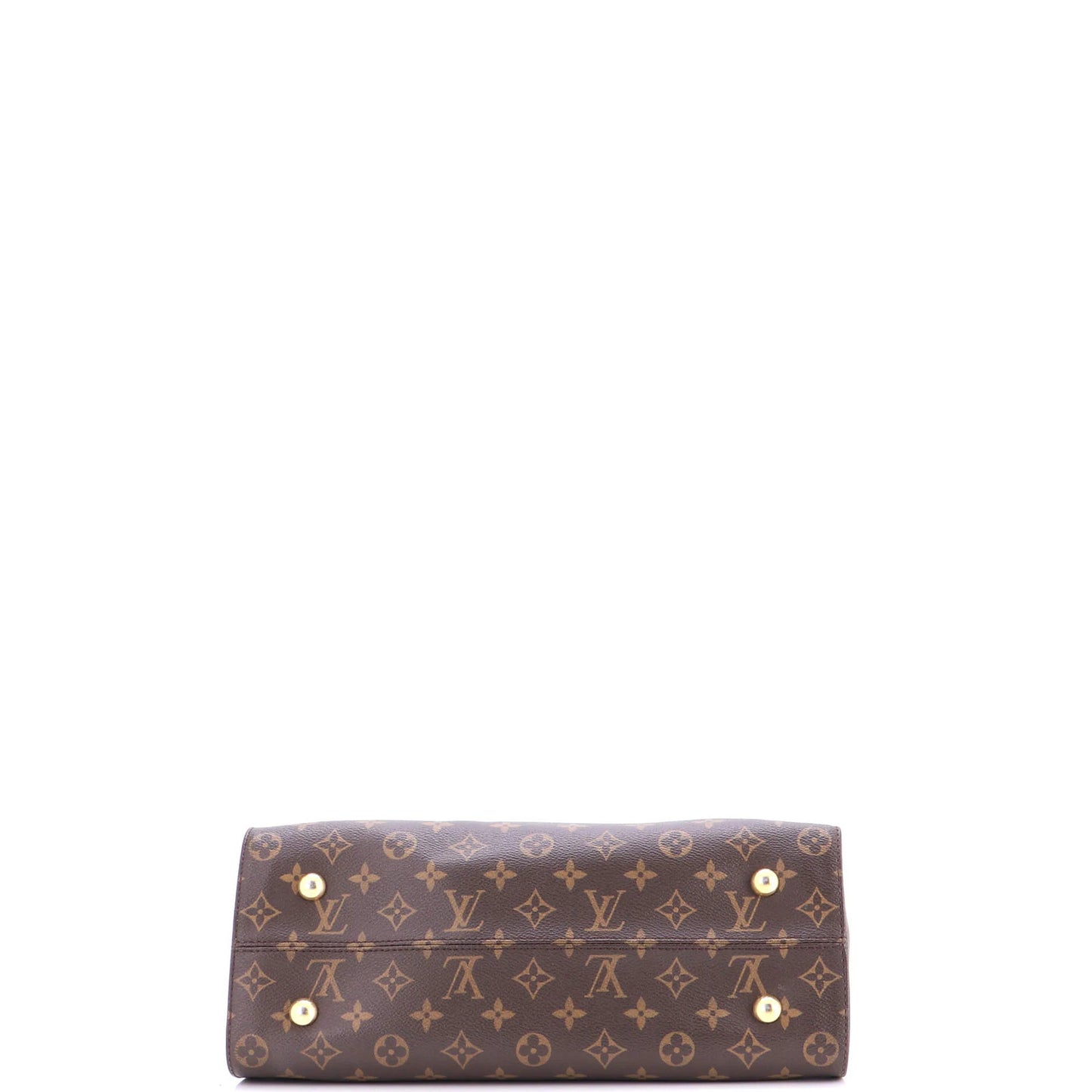 Louis Vuitton Tuileries Handbag Monogram Canvas With Leather