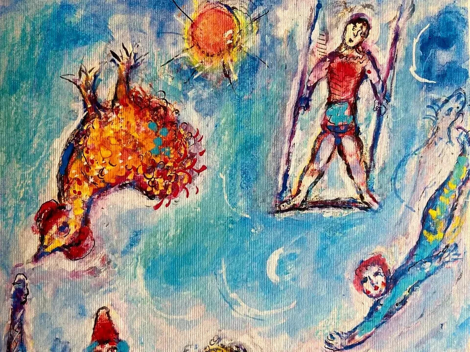 Marc Chagall Lithograph Coa Original Numbered Signed Stamped Certified