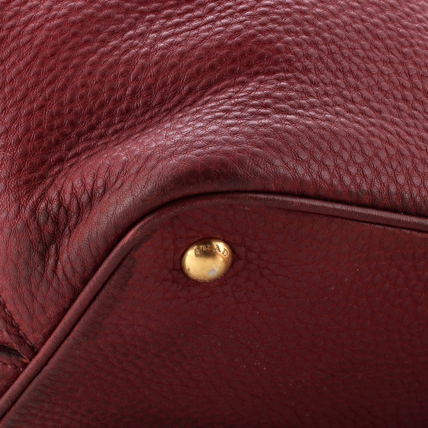 Prada Convertible Open Shopping Tote Vitello Daino Medium