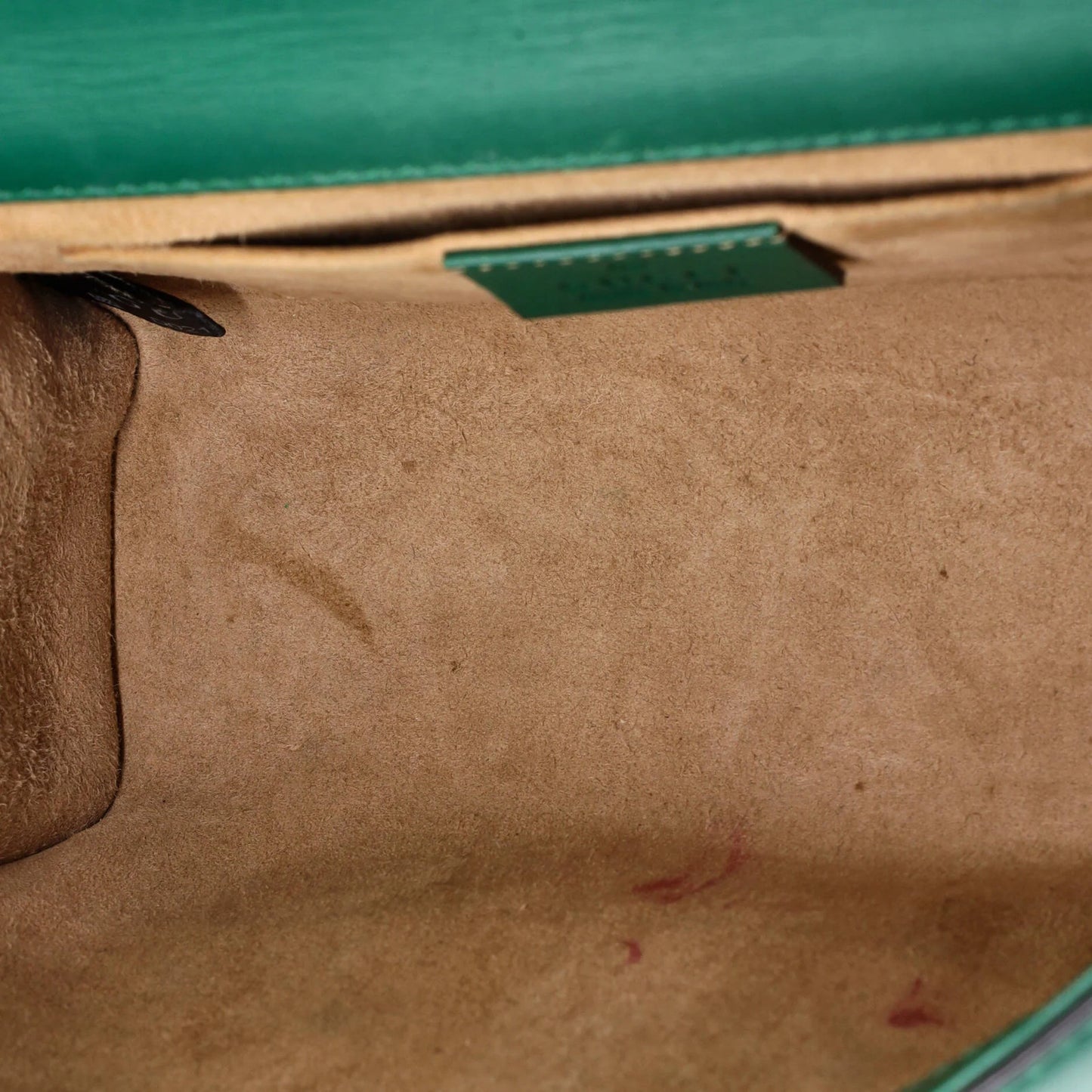 Gucci Pearly Padlock Shoulder Bag Studded Leather Small