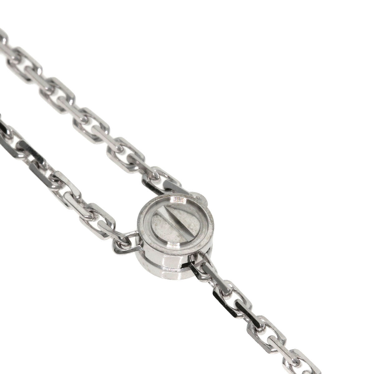CARTIER   Necklace Love pastille K18 White Gold
