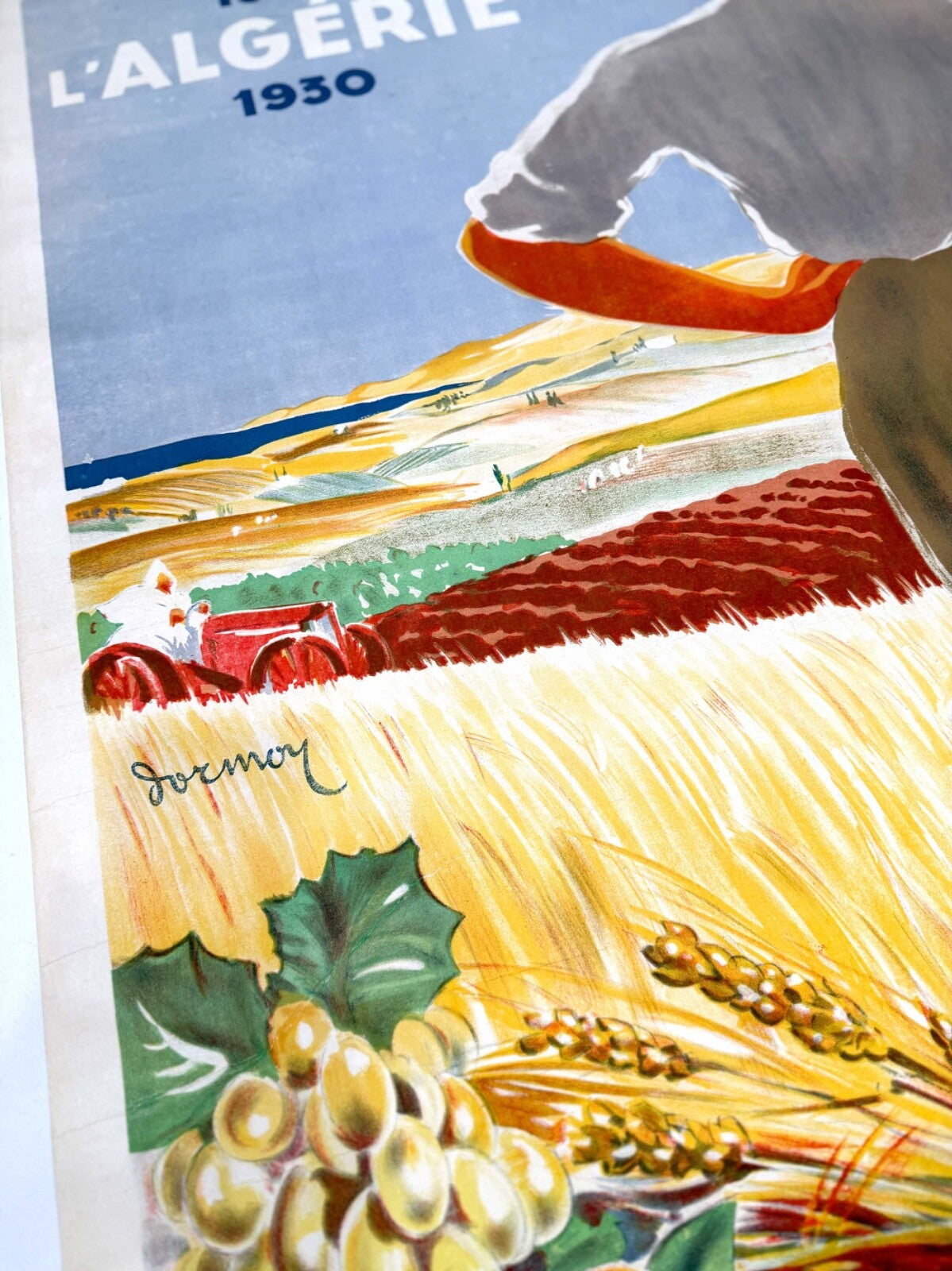 L'Algerie French Colonial Authentic Original Poster Printed In 1930 By Henri Dor