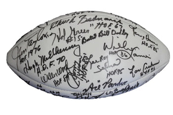 Nfl & Nba Hall Of Fame Signed Football