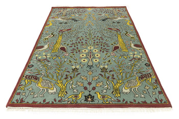 Handmade Chobi Oriental Rug 6X9 Ft Pictorial