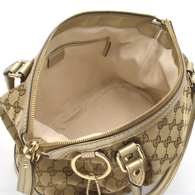 Gucci Sookie bag GG canvas gold