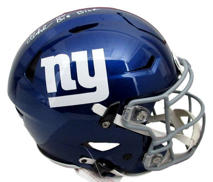 Abdul Carter Signed/Insc Full Size Speedflex Helmet Ny Giants Bas/Beckett 196741
