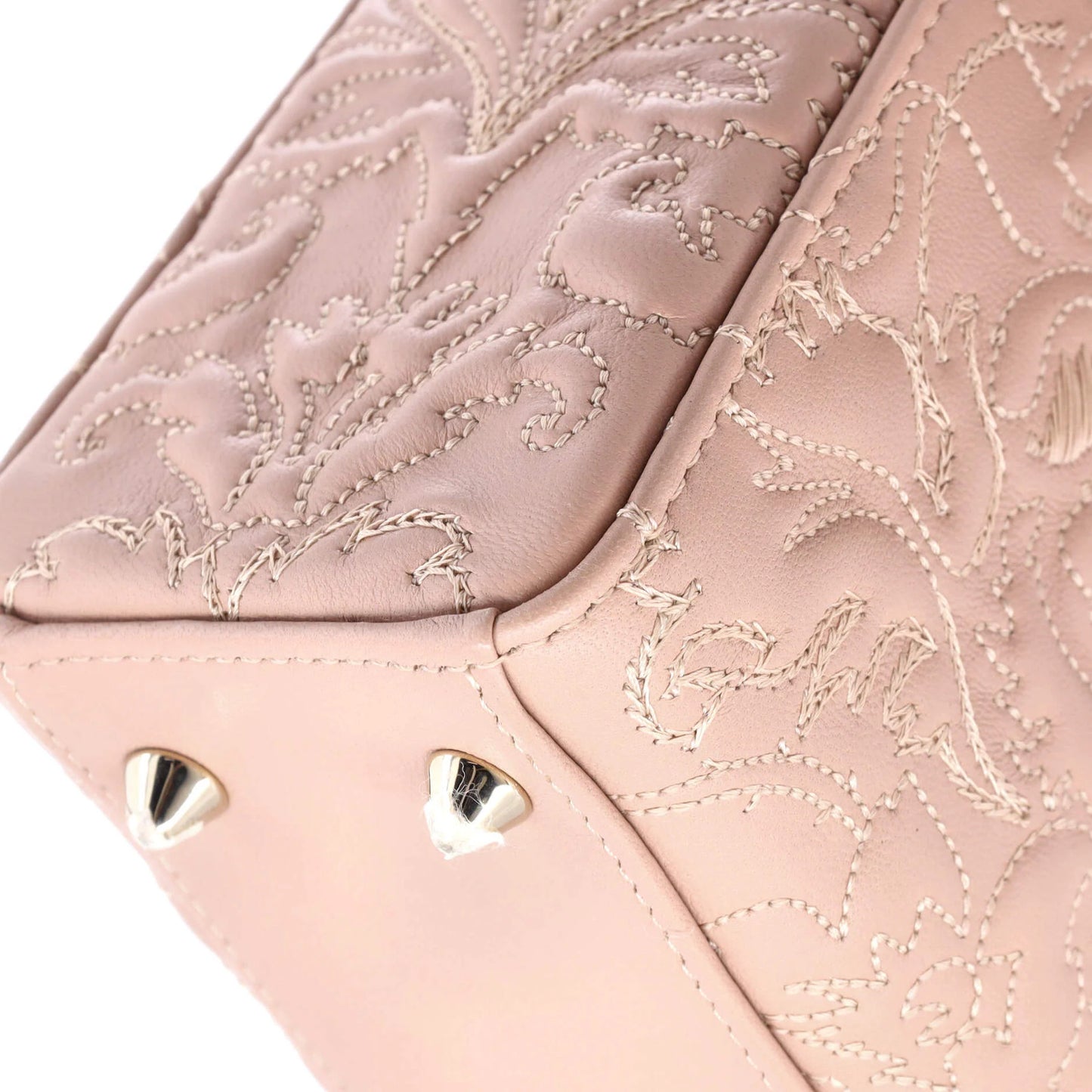 Christian Dior My Abcdior Lady Dior Bag Ornamental Motif Quilt Lambskin