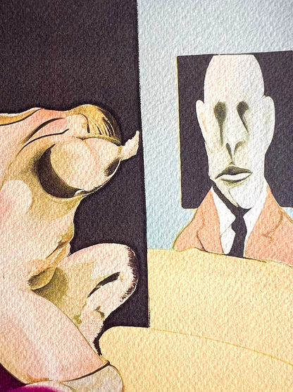 Francis Bacon Lithograph Coa Signed In Pen