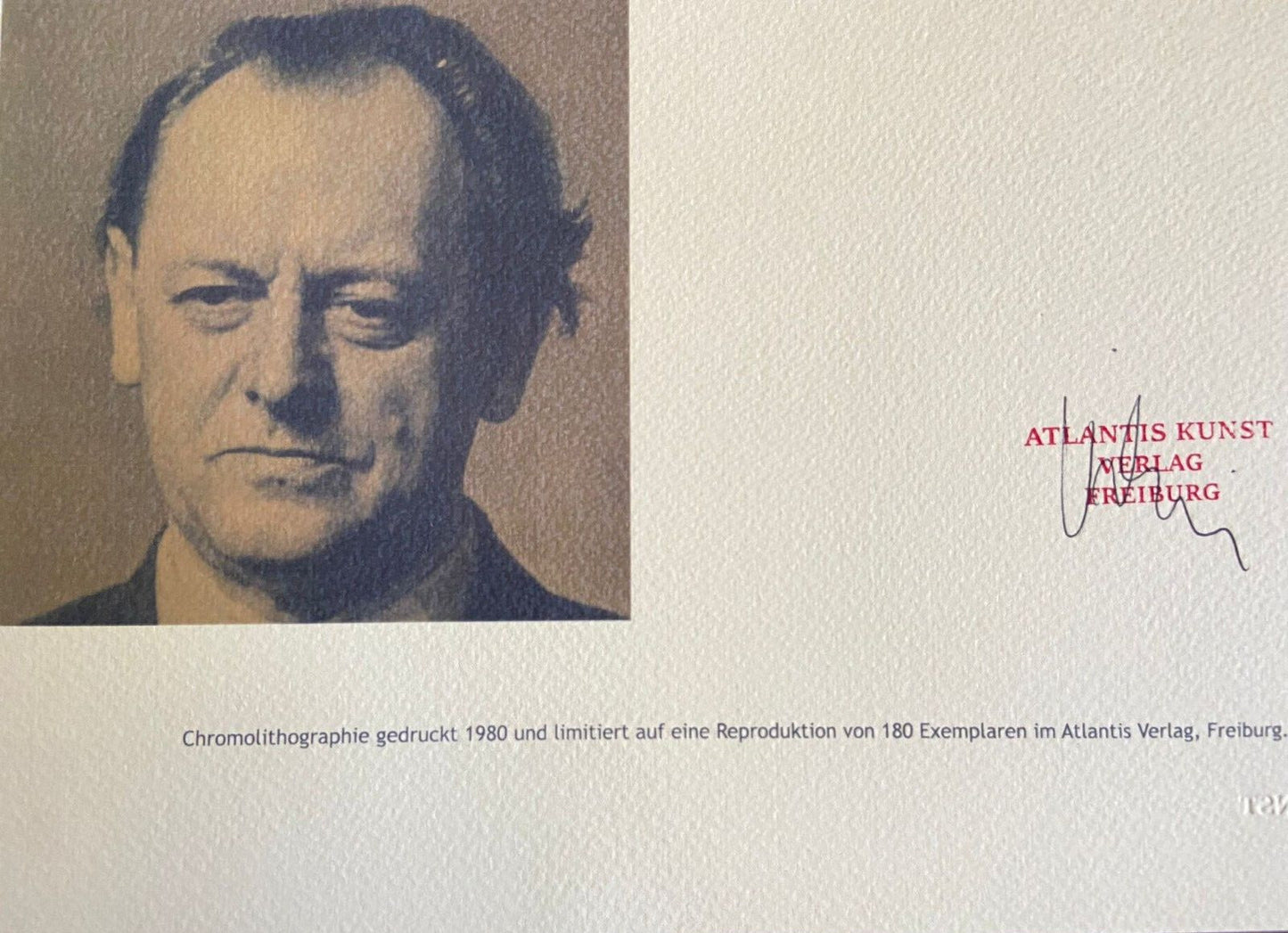 Kurt Schwitters Lithograph