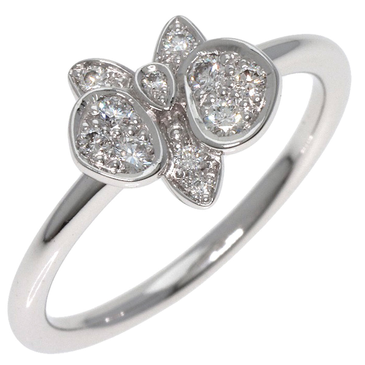 Cartier Ring Caresse Drukide Diamond #48 K18