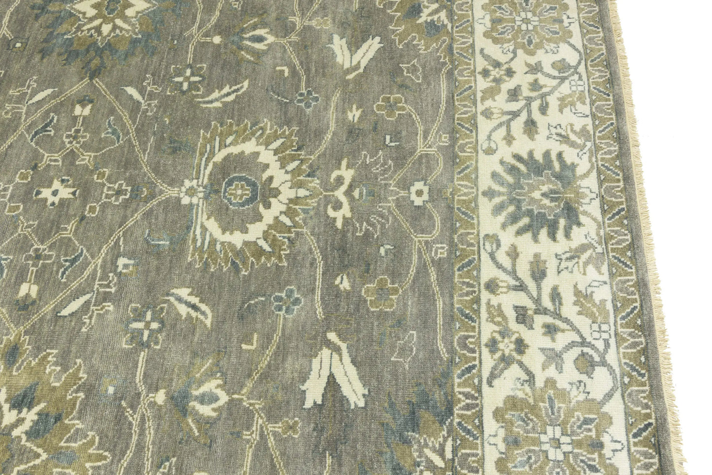 Oriental Peshawar Osh Chobi Large Square Rug