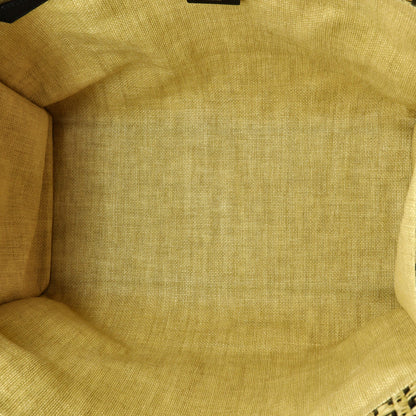 Fendi Convertible Shopper Tote Zucchino Woven Raffia Large