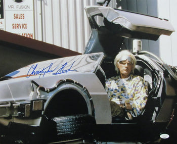 Christopher Lloyd Autographed 16X20 Photo Back To