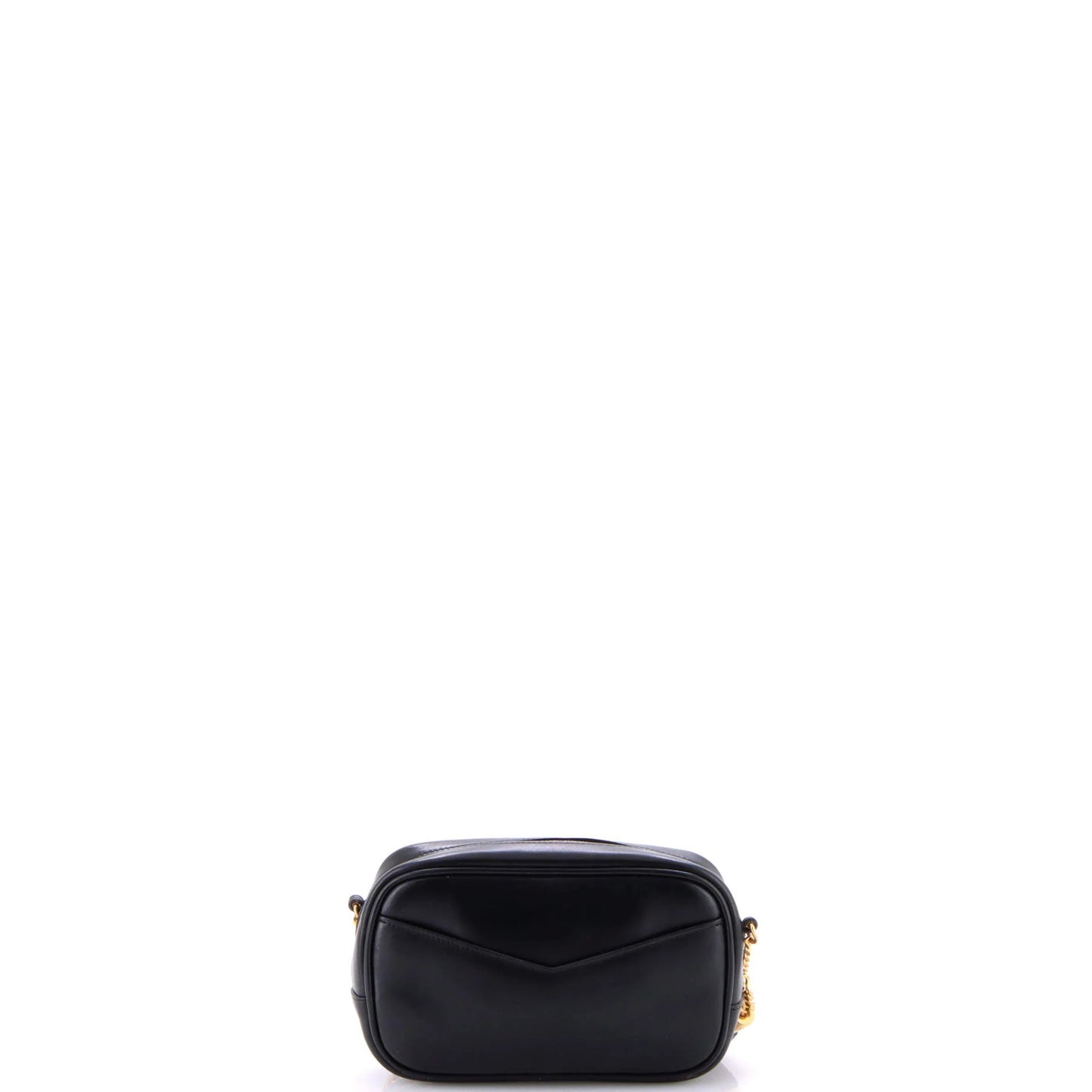 Saint Laurent Lou Camera Bag Printed Canvas And Leather Mini