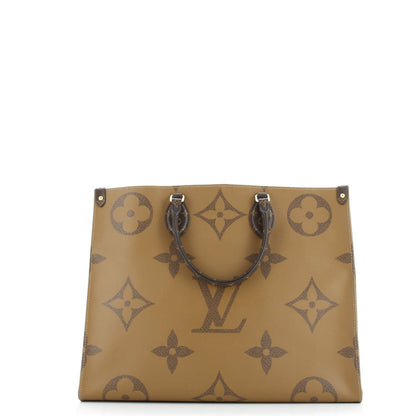 Louis Vuitton Onthego Tote Reverse Monogram Giant Gm