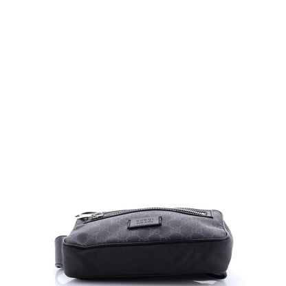 Gucci Soft Zip Belt Bag Gg Coated Canvas Small