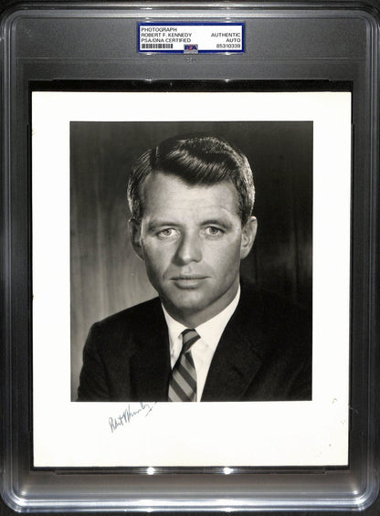 Robert F. Kennedy Signed/Autographed 8X10 B/W