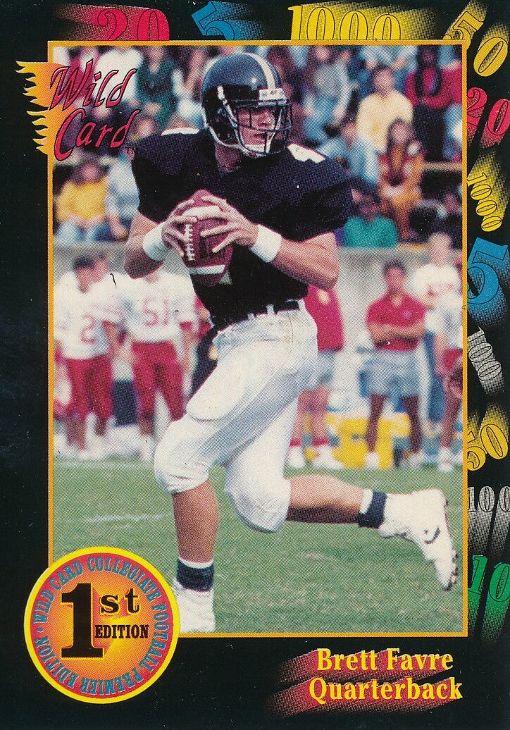Lot Of (11) 1991 Wild Card Brett Favre Card #119  1St Edition 188327