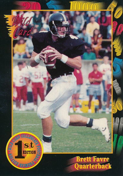 Lot Of (11) 1991 Wild Card Brett Favre Card #119  1St Edition 188327