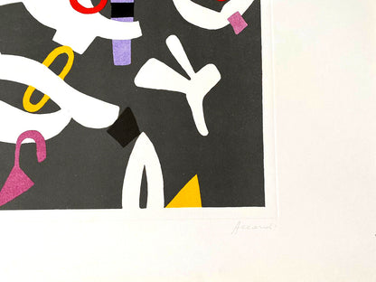 Carla Accardi Aquatint Etching Signed Numbered Published Certified