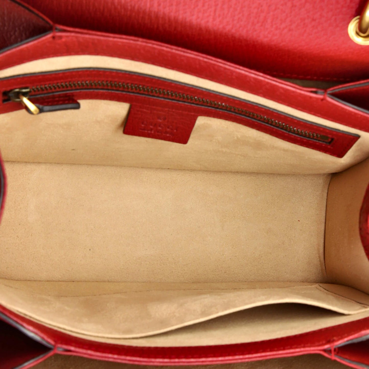 Gucci Queen Margaret Top Handle Bag Gg Coated Canvas With Leather Small