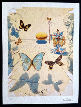 Salvador Dali Lithograph Coa Original Signed