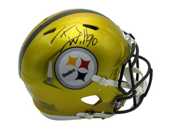 T.J. Watt Autographed Full Size Flash Authentic