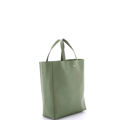 Celine Vertical Cabas Tote Grained Calfskin Small