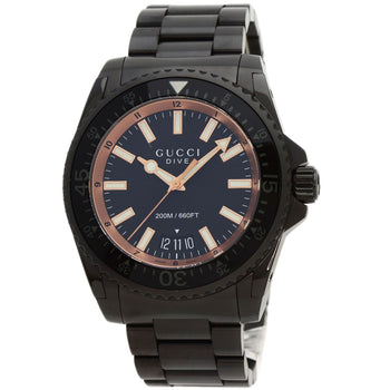 Steel GUCCI Dive Watches YA136.2 Stainless Steel/ Stainless
