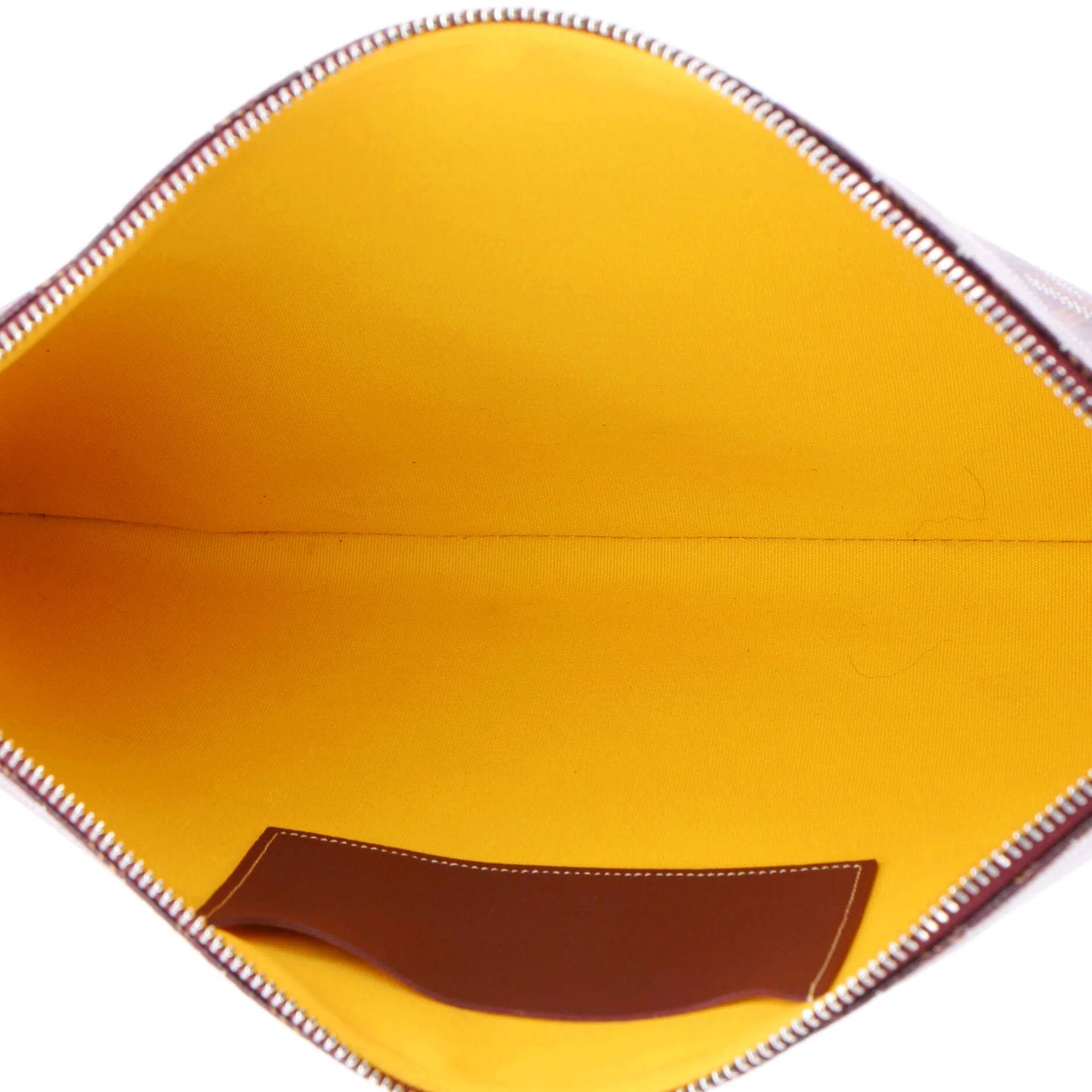 Goyard Senat Zip Pouch Coated Canvas Mm