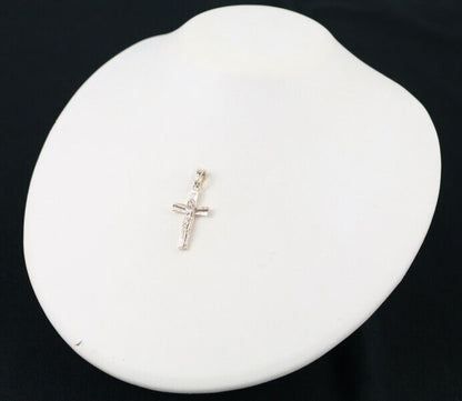 SYMPATHY OF SOUL Pendant Cross Charm 10K 416 Rose