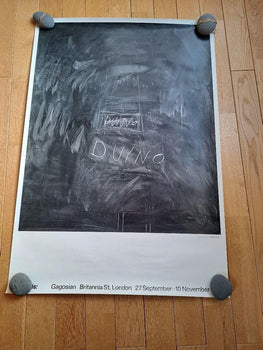 rare Cy Twombly 2007 London Gagosian Britannia solo exhibition poster