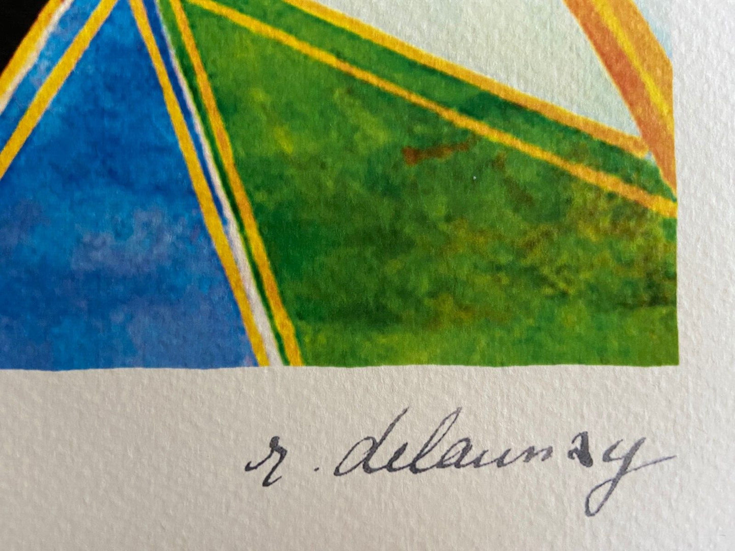 Robert Delaunay Lithograph Coa Numbered Signed Op Stamped Sonia