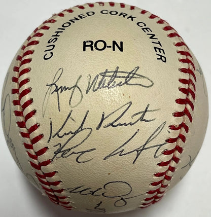 1996 Montreal Expos Autographed Official Baseball