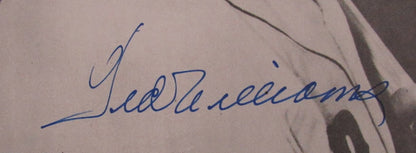 Ted Williams Hof Signed/Autographed 11X14 B/W Photo Boston Red Sox Twf 198575