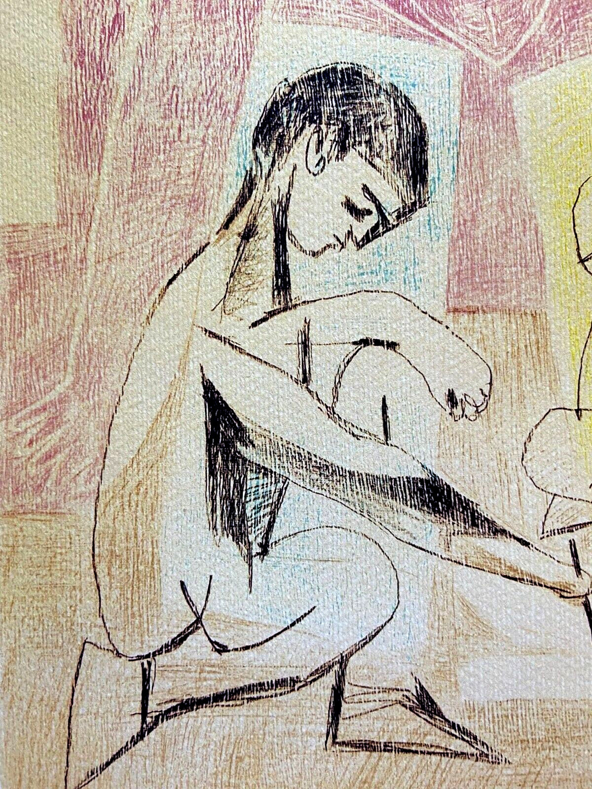 Pablo Picasso Coa Signed / Numbered In Pencil Crayon / Paul Klee