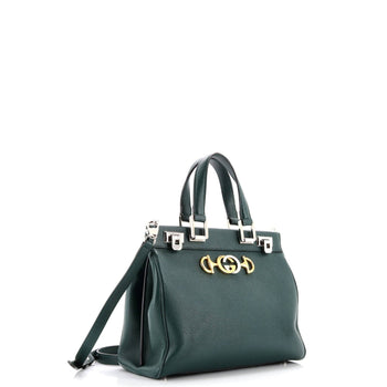 Gucci Zumi Top Handle Bag Leather Small