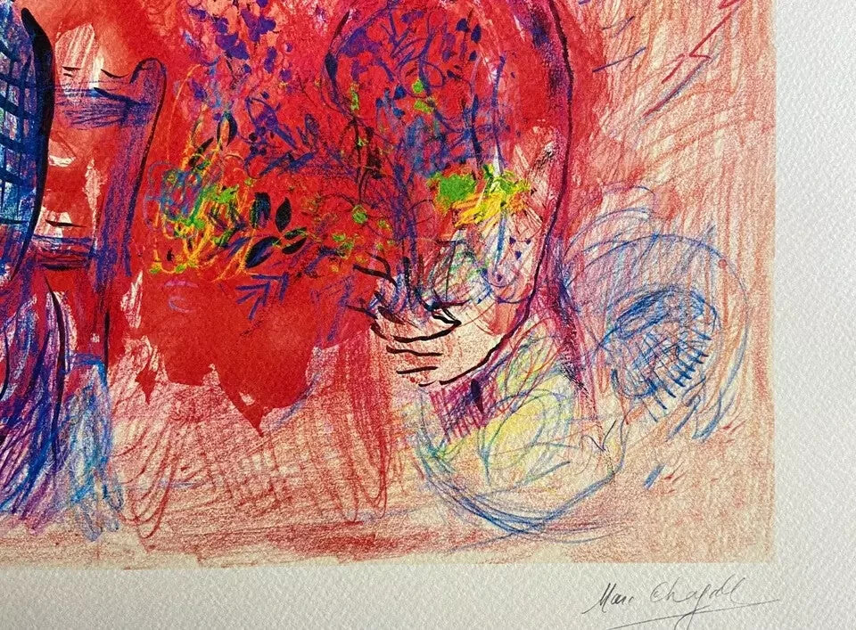 Marc Chagall Lithograph Coa