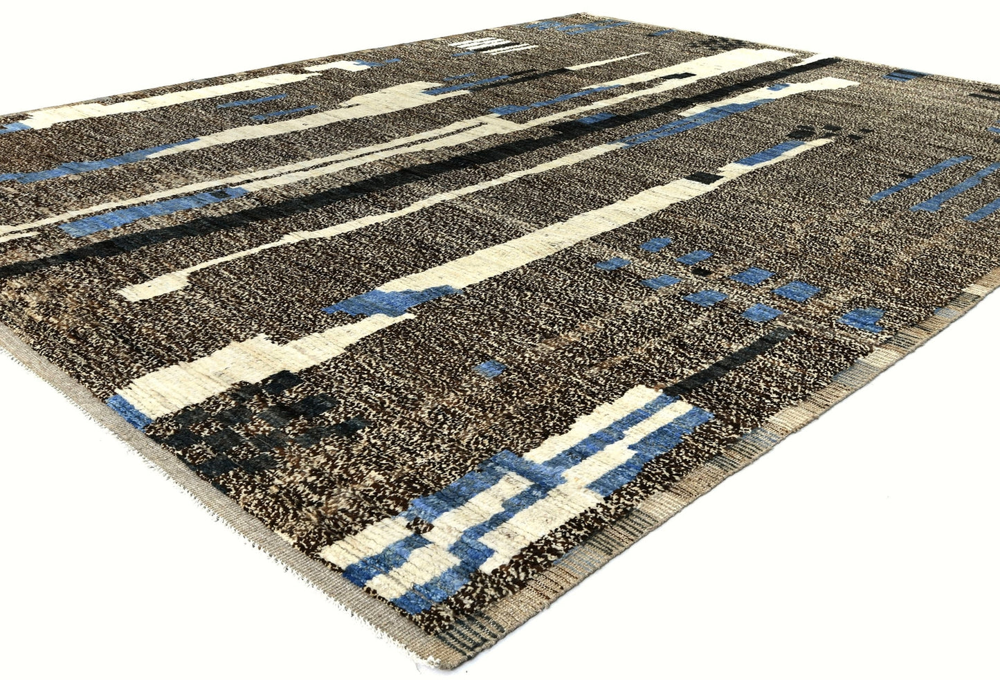 Contemporary Brown Abstract Style Moroccan Style